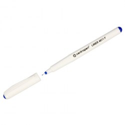 Ручка капилярная Centropen 4611 синяя "Liner" 0,3мм трехгранная 079438