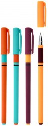 Ручка Lorex LXGPSSG-CL1 Slim Soft Grip "CLASSY" гелевая, черный 0,5мм 221024