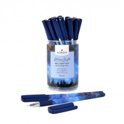 Ручка Lorex LXOPSS-SS2 Slim Soft "SKY OF STARS. NIGHT" масл, синий 0,5мм ассорти 189571