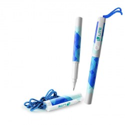 Ручка на шнурке inФормат BPCL-B*  LITE 0.7мм, синий цвет корпуса: ассорти 171597