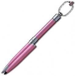 Ручка Pentel B610P-A черная 0,8мм со стилусом розовый корпус Sophia
