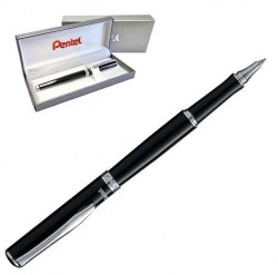 Ручка Pentel K611APG-LR7CEBSET роллер синий 0.7мм+ зап. стерж 0,4мм синий 