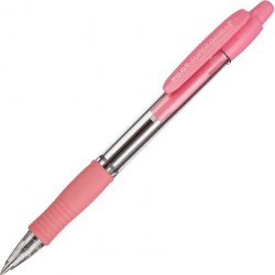 Ручка Pilot BPGP-10R-F-P "Super Grip" синяя 0,7мм автоматическая, розовый рез/упор 175299