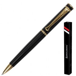 Ручка подар. Brauberg 141416 Perfect Black  РШ черный 0,7мм картон. упаковка