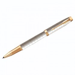 Ручка подар.  IM Роллер Premium Pearl GT 0,8мм черная 2143646 323751 /Parker/