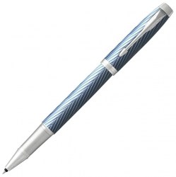 Ручка подар. Parker IM Роллер Premium Blue/Grey CT черная 0,8мм 2143648