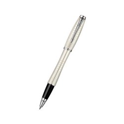 Ручка подар. Parker URBAN Роллер Premium Pearl Metal Chiselled СТ черный стержень S0911440