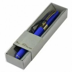 Ручка шариковая Bruno Visconti 20-0125/083 "Monaco" синяя 0,5мм синий корпус, серая коробка