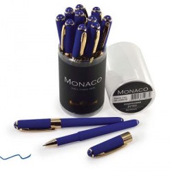 Ручка шариковая Bruno Visconti 20-0125/13 "Monaco" синяя 0,5мм сине-фиолетовый корпус