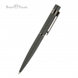 Ручка шариковая Bruno Visconti 20-0219 "Verona" синяя 1,0мм серый корпус