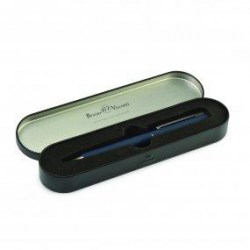 Ручка шариковая Bruno Visconti 20-0245/01 "Bergamo" синяя 0,7мм синий корпус, метал. черный футляр
