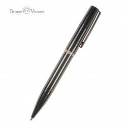 Ручка шариковая Bruno Visconti 20-0359 "BOSTON" автомат. синяя 0.7мм черный метал. корпус