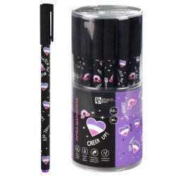 Ручка шариковая Феникс 67392 "СЕРДЦЕ" синяя 0,5мм софт-тач