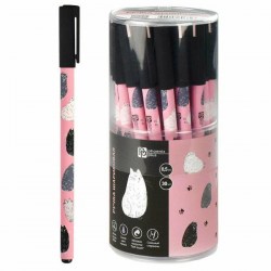 Ручка шариковая Феникс 67424 "КОТИКИ" синяя 0,5/0,35мм