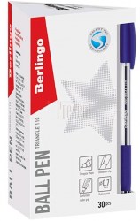 Ручка синяя Berlingo CBp_07110  Triangle 110 0,7мм трехгранная грип 235722