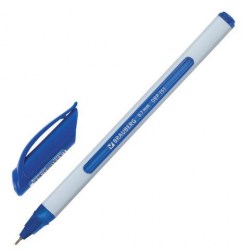 Ручка синяя Brauberg 142927 EXTRA Clide Soft White 0,7мм, СИНЯЯ, маслян стерж 