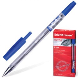 Ручка синяя ErichKrause 13873/46781 Ultra L-10 масляная основа