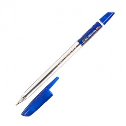 Ручка синяя Linc Corona Plus 3002N  0,7мм прозр корп 109211