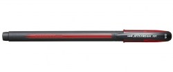 Ручка Uni SX-101-05 шариковая, красная 0,5мм Jetstream, каучуковый корпус 70750