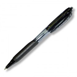 Ручка Uni SXN-101-05 авт. черная, рез/упор, Jetstream быстросохнущие чернила 77360