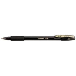 Ручка Zebra Z-1 C-BA26-ZA-BK Colour шариковая черная 0,7мм 836837