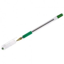 Ручка зеленая MunHwa MC Gold ВМС-04 масляная 0,5мм рез/упор 235079