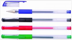 Ручки гелевые  4цв. Lamark D00225 DOLCE COSTO 0,5мм грип