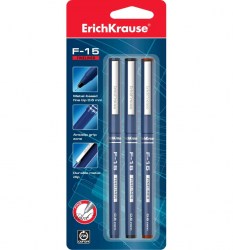 Ручки капилярные  3цв. ErichKrause 37176 F-15
