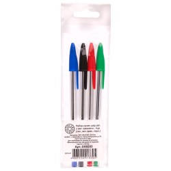 Ручки шариковые  4цв. Lamark D00203 DOLCE COSTO 1,0мм 