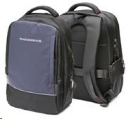Рюкзак Sanvero BP45003 черно-синий на молнии, 2 отдел, 2 наруж. кармана, USB порт 45х33х16см