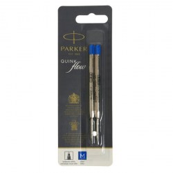 Стержень Parker Z-08 синий шарик M 1,0мм 2шт метал корп 1950373  326367