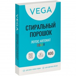 Стиральный порошок 400гр Vega 359436 Колор, автомат