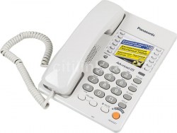 Телефон  Panasonic KX-TS 2363RUW белый/проводной