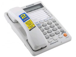 Телефон  Panasonic KX-TS 2368RUW белый/проводной