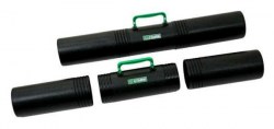 Тубус пластмассовый Стамм ПТ41 с ручкой, 3-секц, D100мм, дл.650мм черный 119210
