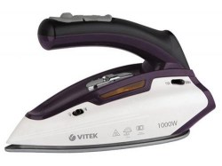 Утюг Vitek VT-8303 фиолетовый дорожный 1000w
