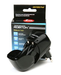 Зарядное устройство Robiton Uni 1500/Fast R03/R6 х1/2 (350-1500mA) таймер откл 55971