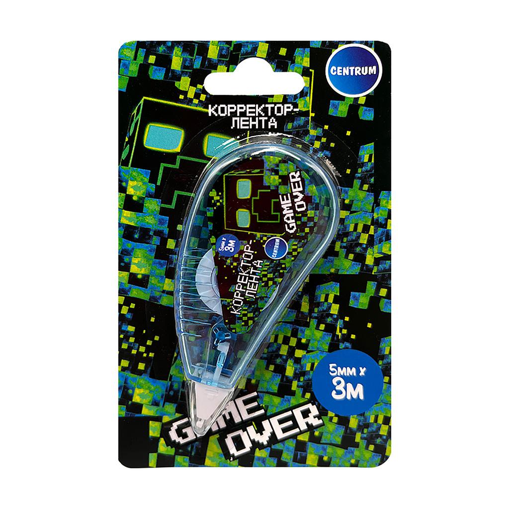 Корректирующая лента Centrum 75695 "My game" 5мм*3м, ассорти 