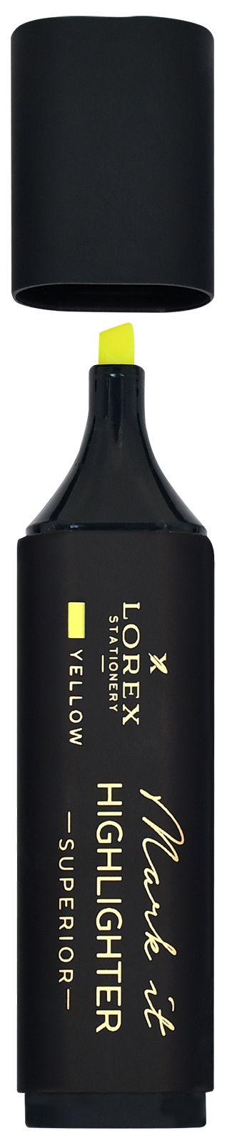 Маркер текст. Lorex LXHLMT-SY "Mark it SUPERIOR" 5мм НЕОН желтый 229751