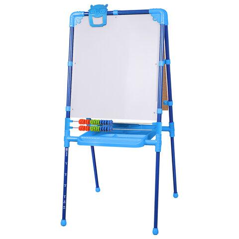 Мольберт BRAUBERG "NIKA KIDS" 238049/23850/238051 растущий д/мела/магнитно-маркерн, ассорти 53х46см