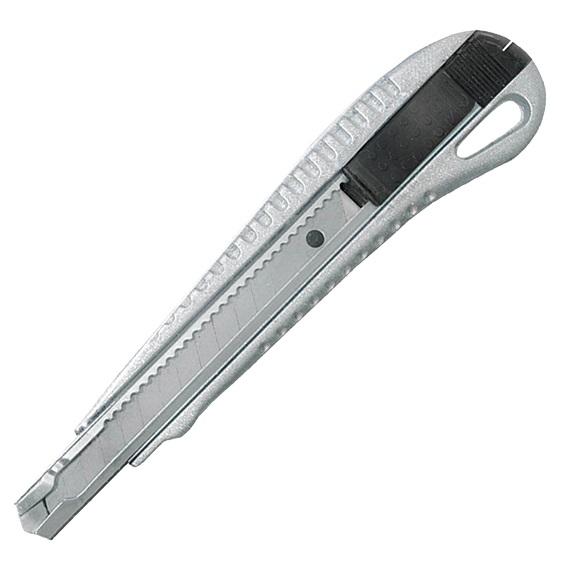 Нож канц.  9мм ErichKrause 19157 9мм метал. Autolock в блистере