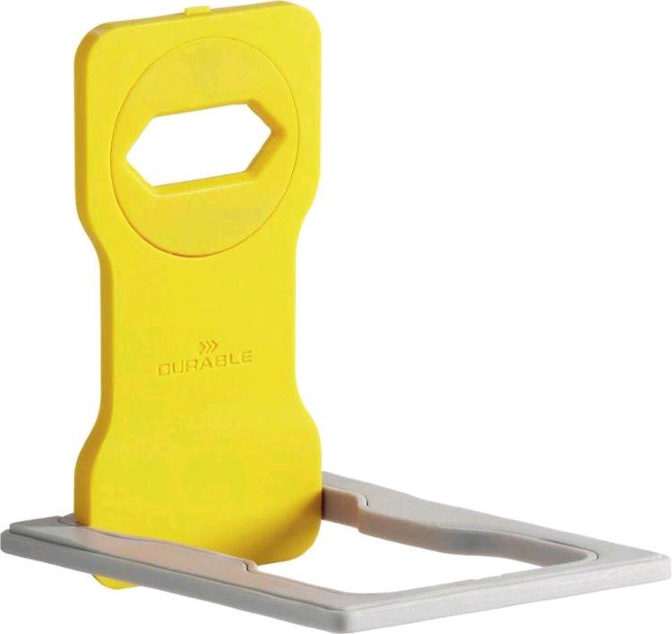 Подставка 7735-04 для мобильного телефона Varicolor желтый/серый /Durable/