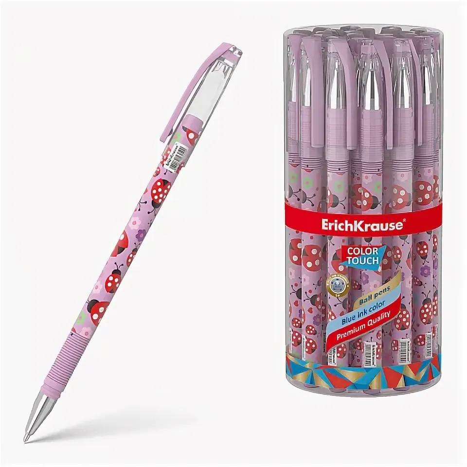 Ручка синяя ErichKrause 56050 ColorTouch Ladybug