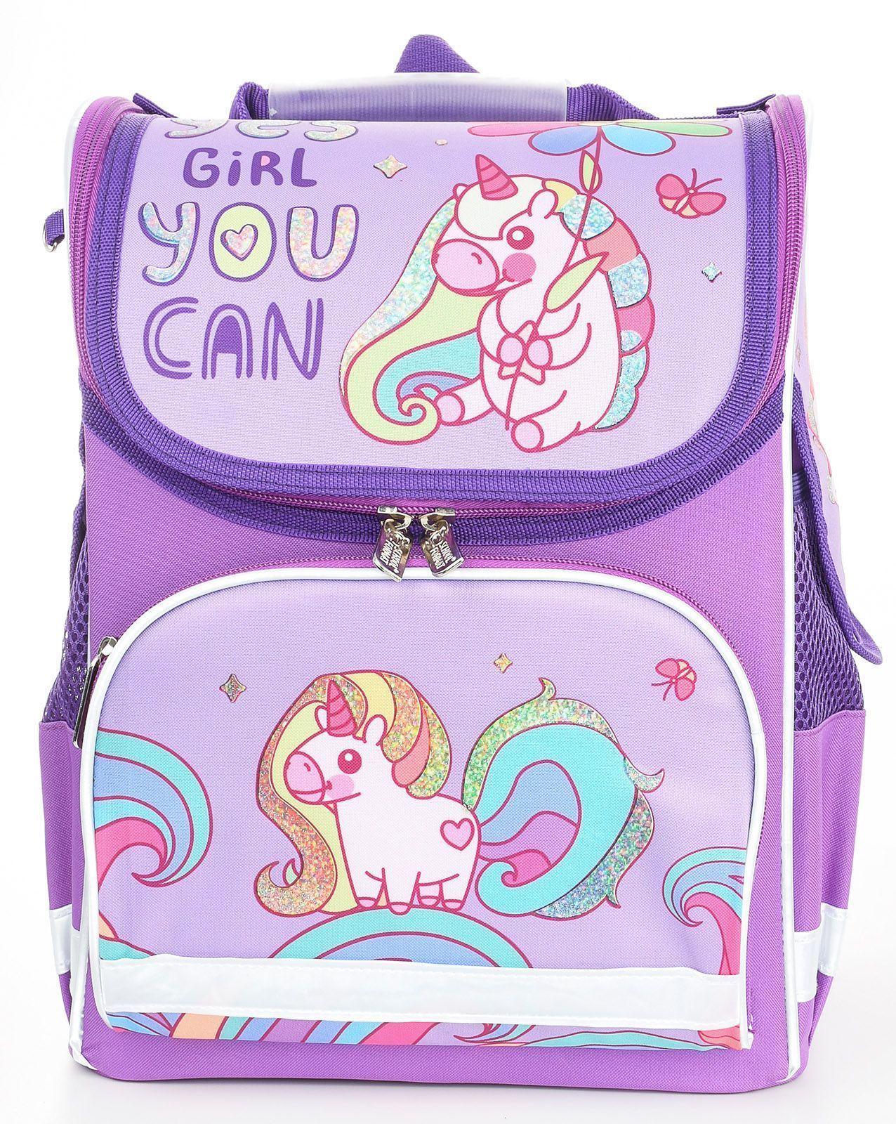 Рюкзак Schoolformat РЮКЖК-СКЕ  BASIC "Fairytale unicorn" 1 отделение, 38х28х16см 227846