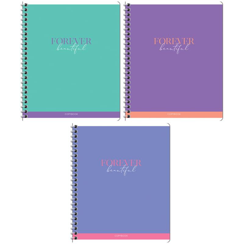 Тетрадь  96л. ArtSpace Т96спк_29890 "Моноколор. Forever beautiful" клетка, на спирали 294696