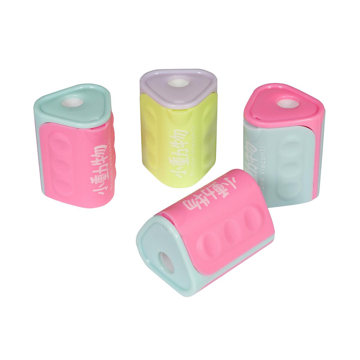 Точилка Bruno Visconti  35-0054 "KAWAII ANIMALS" мультиколор с контейнером, ассорти