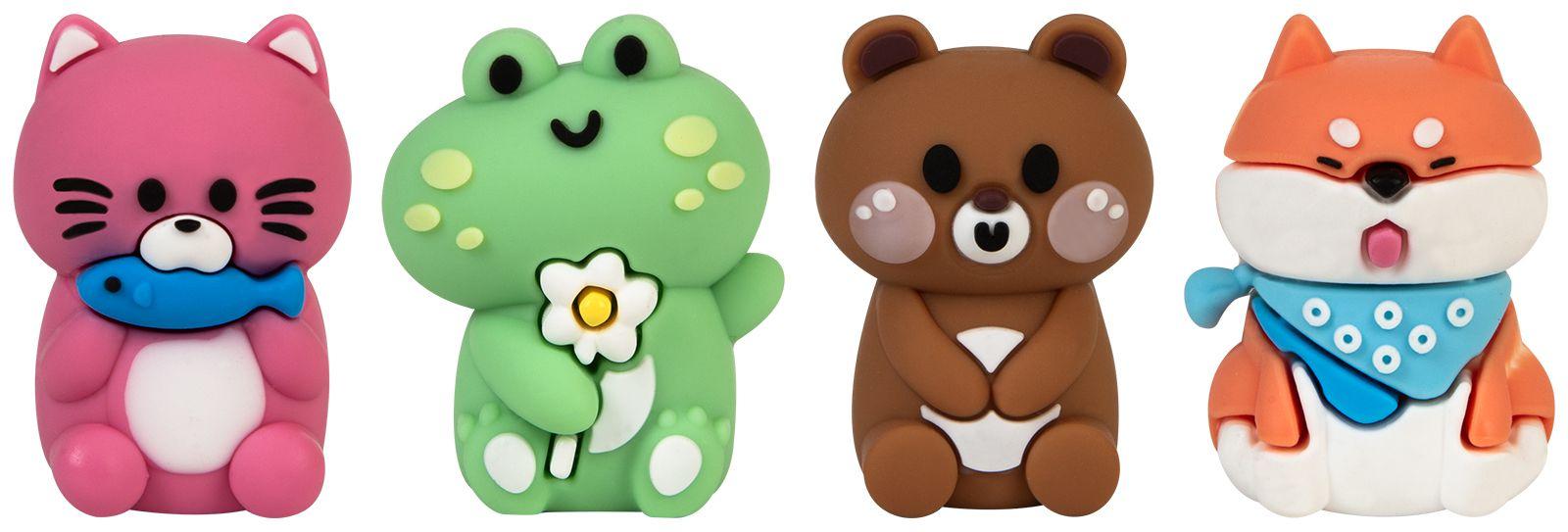 Точилка LOREX KIDS LXKSRFG-CP "CUTE PETS" с контейнером, ассорти 252151