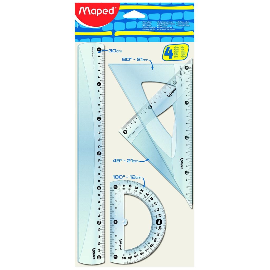 Набор чертежный Maped 242830 "Start" 4 предмета