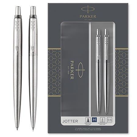 Ручка подар. JOTTER Stainless Steel CT РШ 1,00мм синяя +МК 0,5мм CT 2093256
