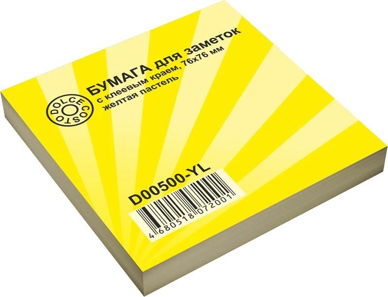 Блок липкий 76*76мм Lamark/DOLCE COSTO DО0500 100л. ассорти
